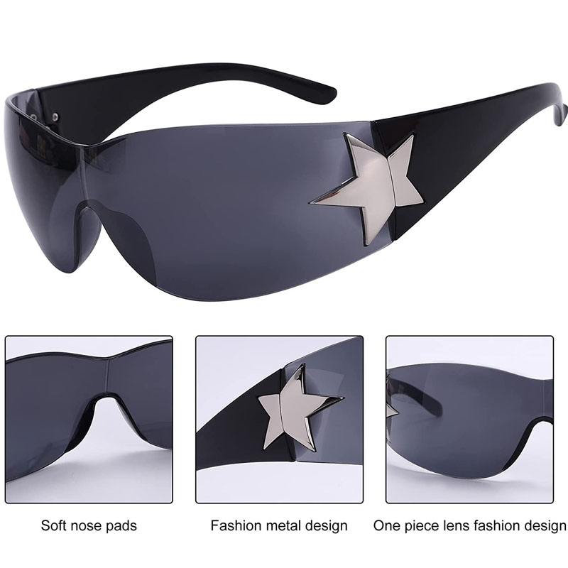 Pentagram Rimless Sunglasses – Graphy Marketing